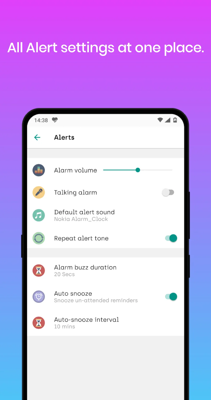 Just Reminder with Alarm : Aperçu 6