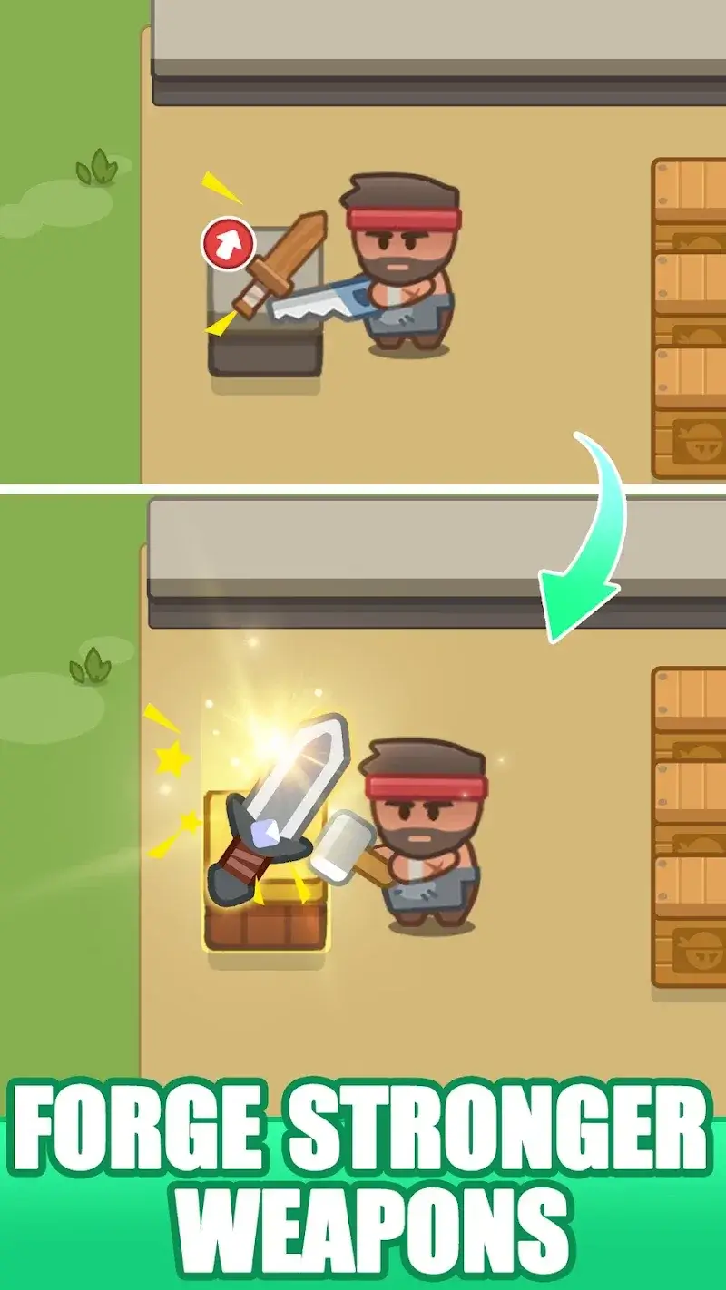 Idle Weapon Shop Tycoon screenshot 2