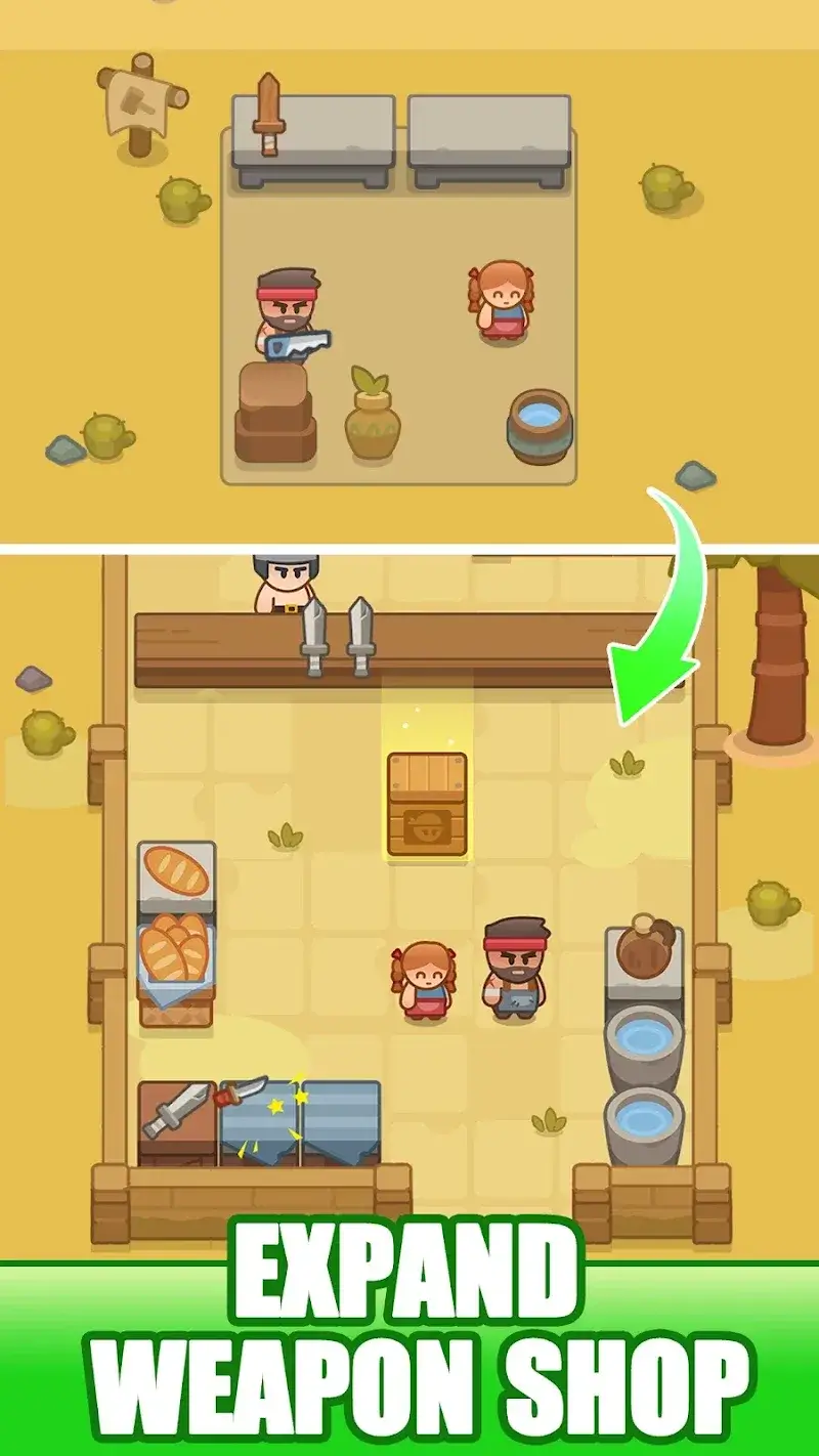 Idle Weapon Shop Tycoon screenshot 4
