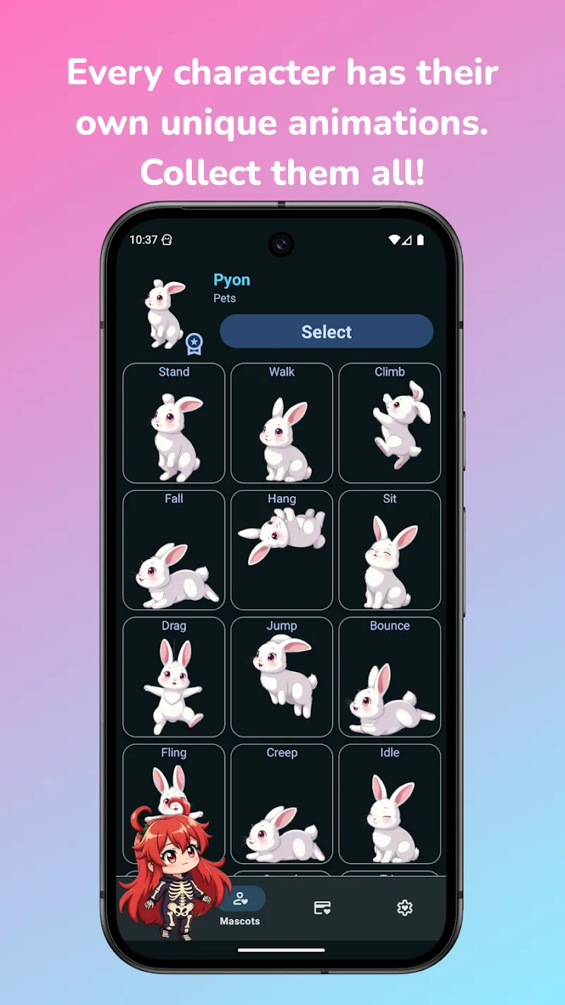 Shimeji screenshot 3