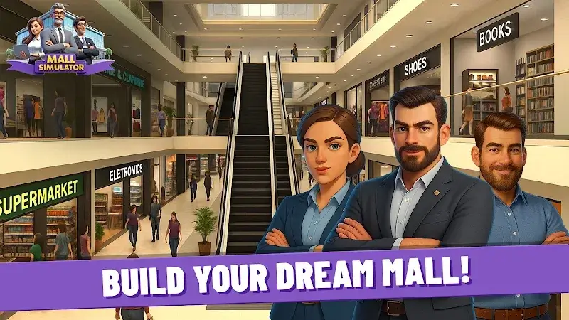Mall & Fast Food Simulator capture d'écran 1