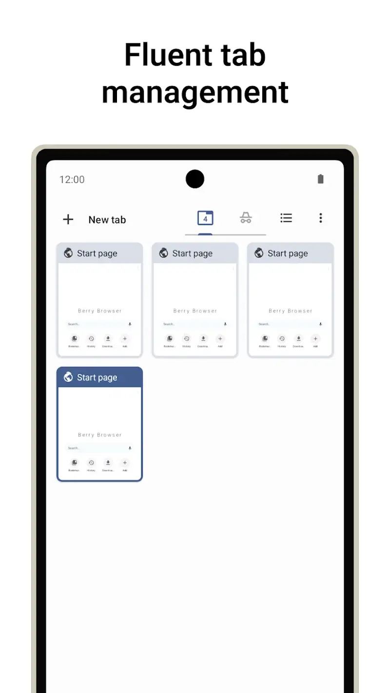 Скриншот Berry Browser 2