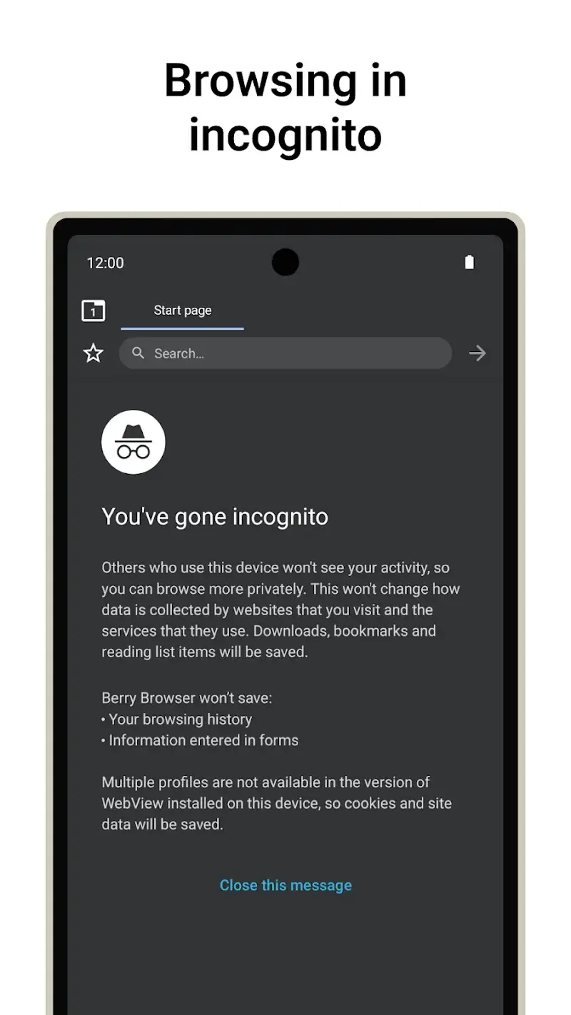 Скриншот Berry Browser 6