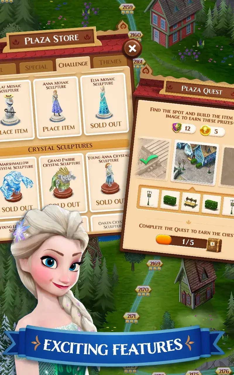 Disney Frozen Free Fall ekran görüntüsü 2