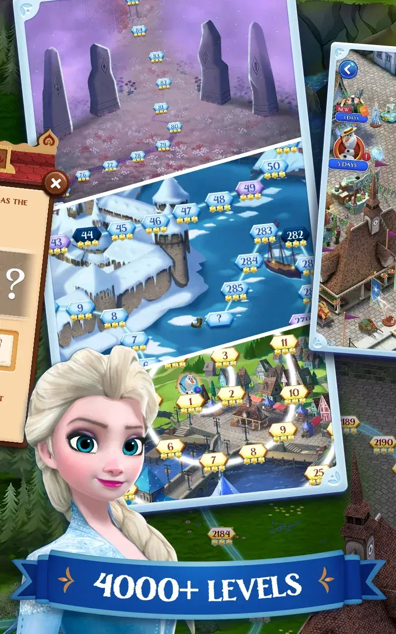 Disney Frozen Free Fall ekran görüntüsü 3