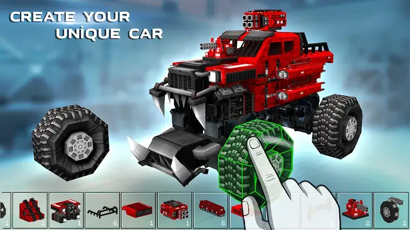 ภาพหน้าจอ Blocky Cars Online 1