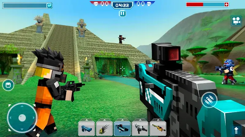 ภาพหน้าจอ Blocky Cars Online 3