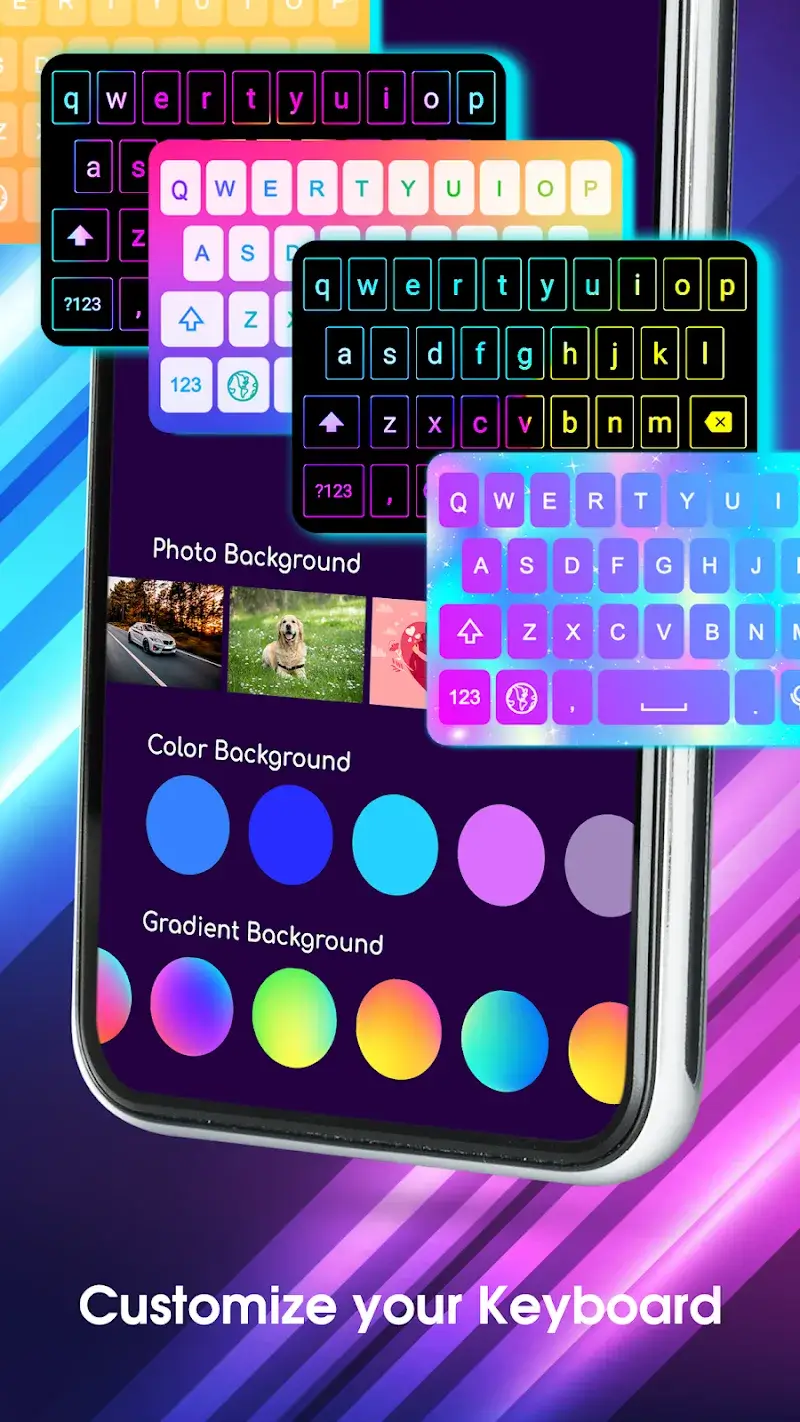 Neon LED Keyboard screenshot 4