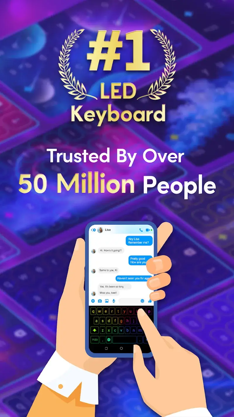 Neon LED Keyboard screenshot 1