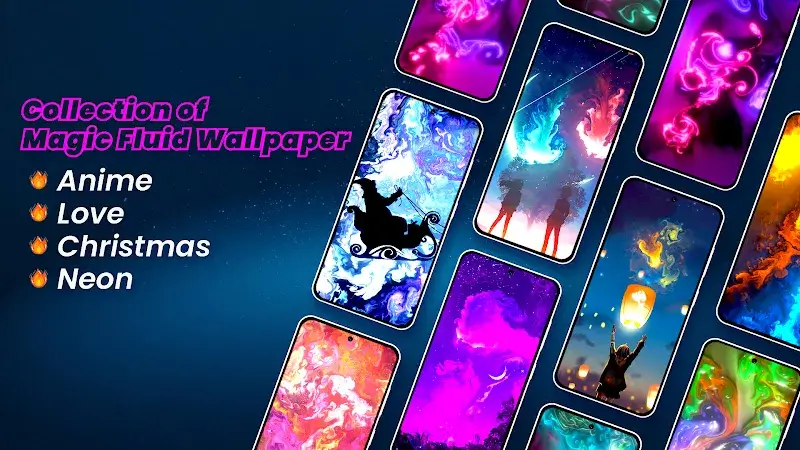 Fluid Magic: 3D Live Wallpaper Screenshot 1
