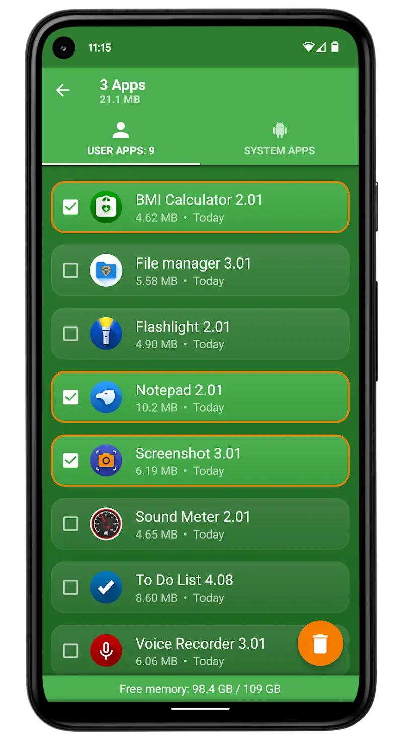 Uninstaller v3.5 APK captura de pantalla 2