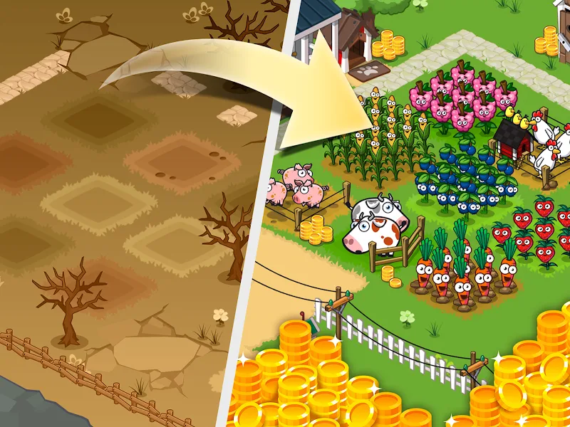 Capture d'écran de gameplay Idle Farming Empire 5