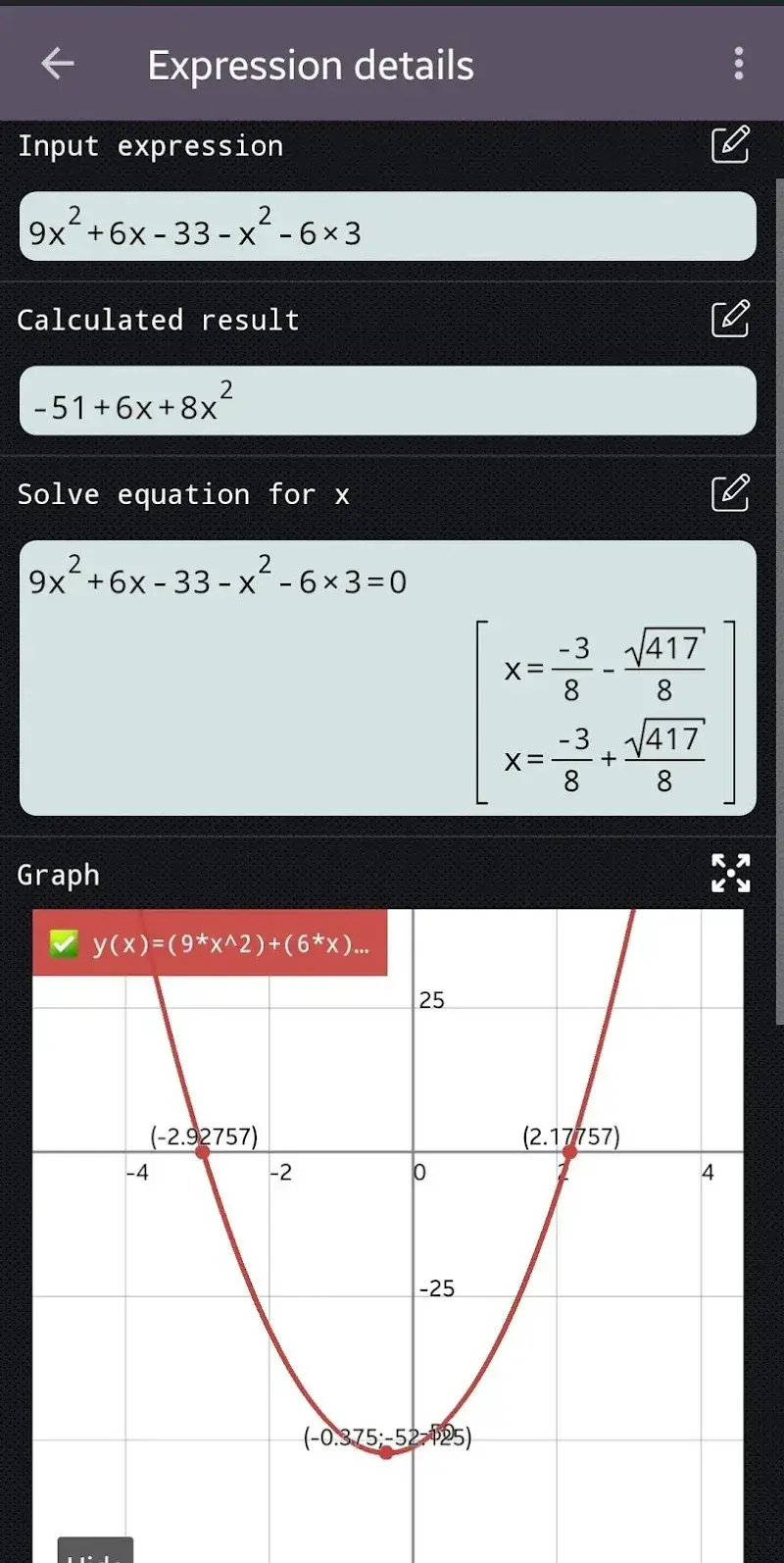 Captura de pantalla 4 de Calculator 991