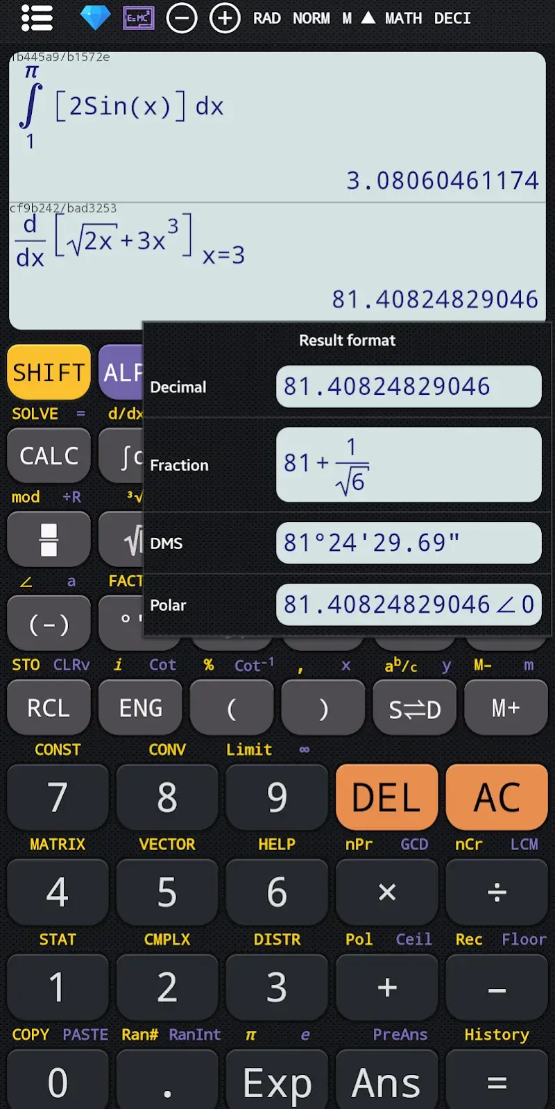 Captura de pantalla 3 de Calculator 991