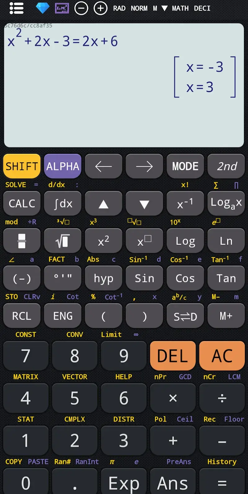 Captura de pantalla 2 de Calculator 991