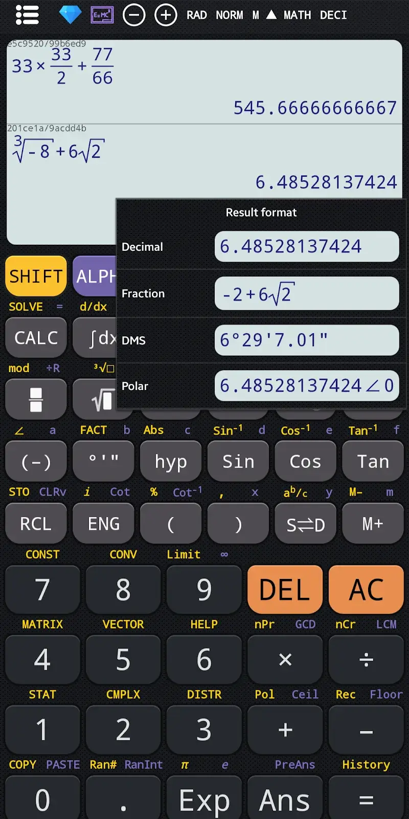 Captura de pantalla 5 de Calculator 991