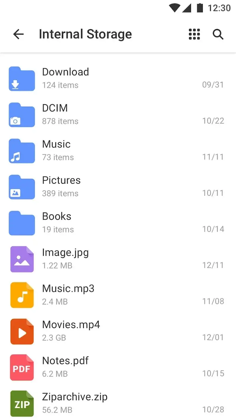 File Manager XFolder screenshot 2