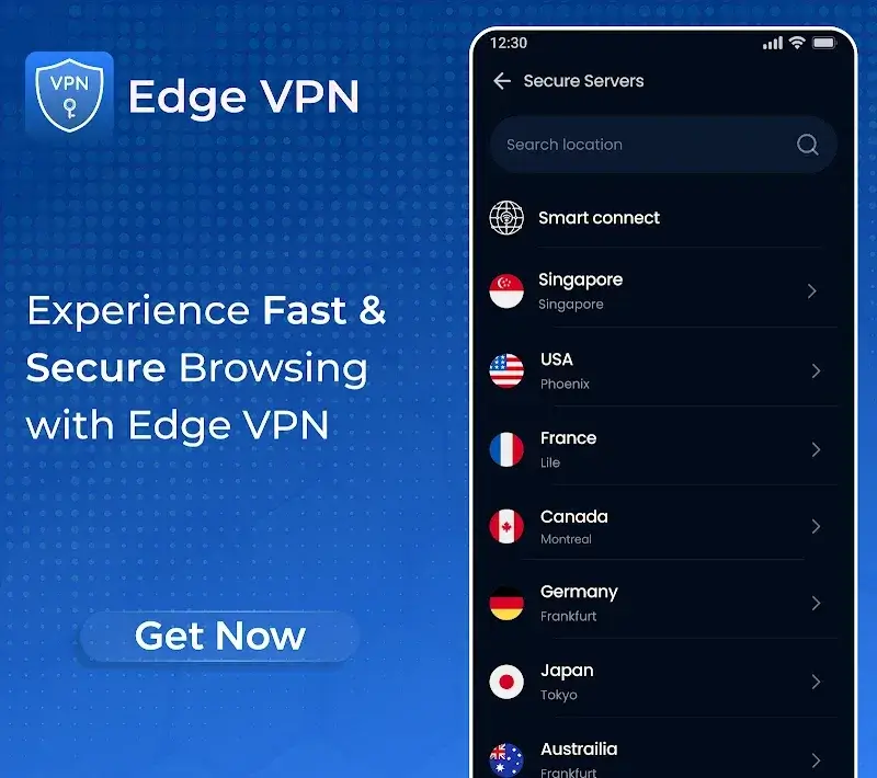 Tangkapan layar Edge VPN – Simple & Fast 1