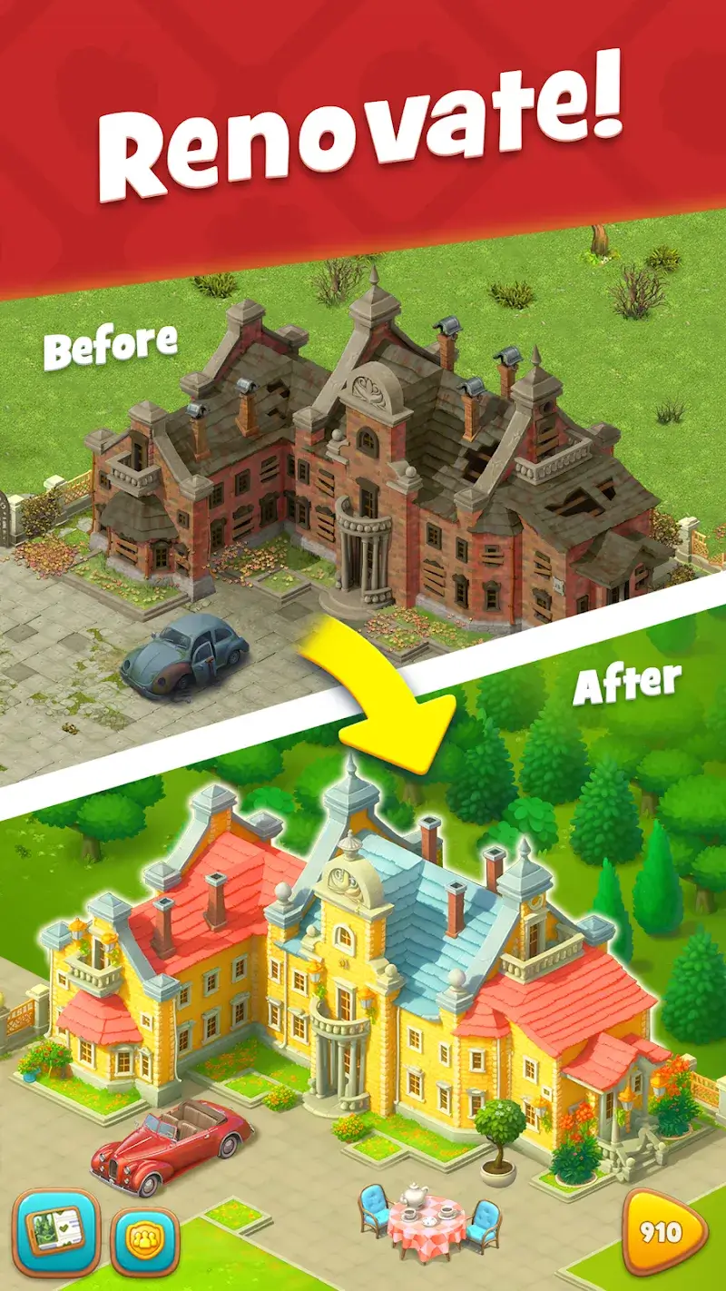 Schermata 3 di Gardenscapes