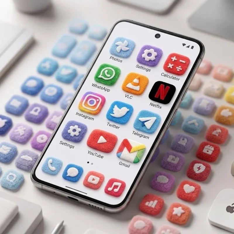 Tangkapan layar Fluffy icon pack 1
