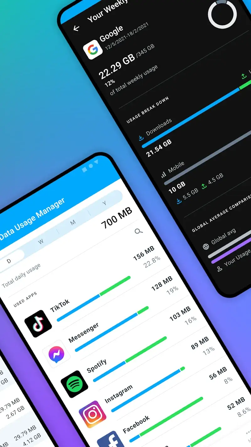 Data Usage Manager ekran görüntüsü 2