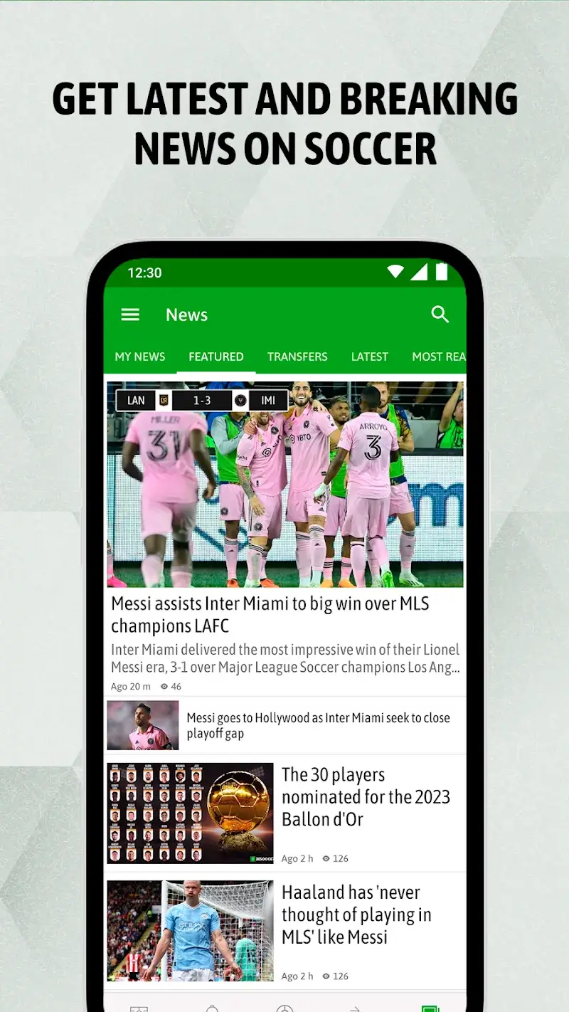 BeSoccer capture d'écran 5