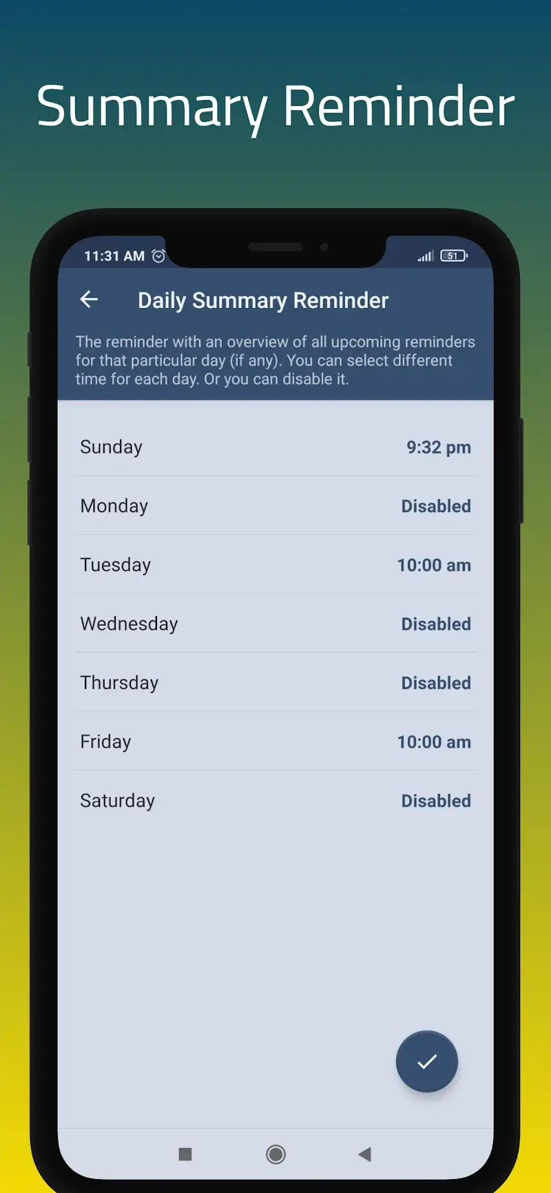 Screenshot 5 di Reminder Pro
