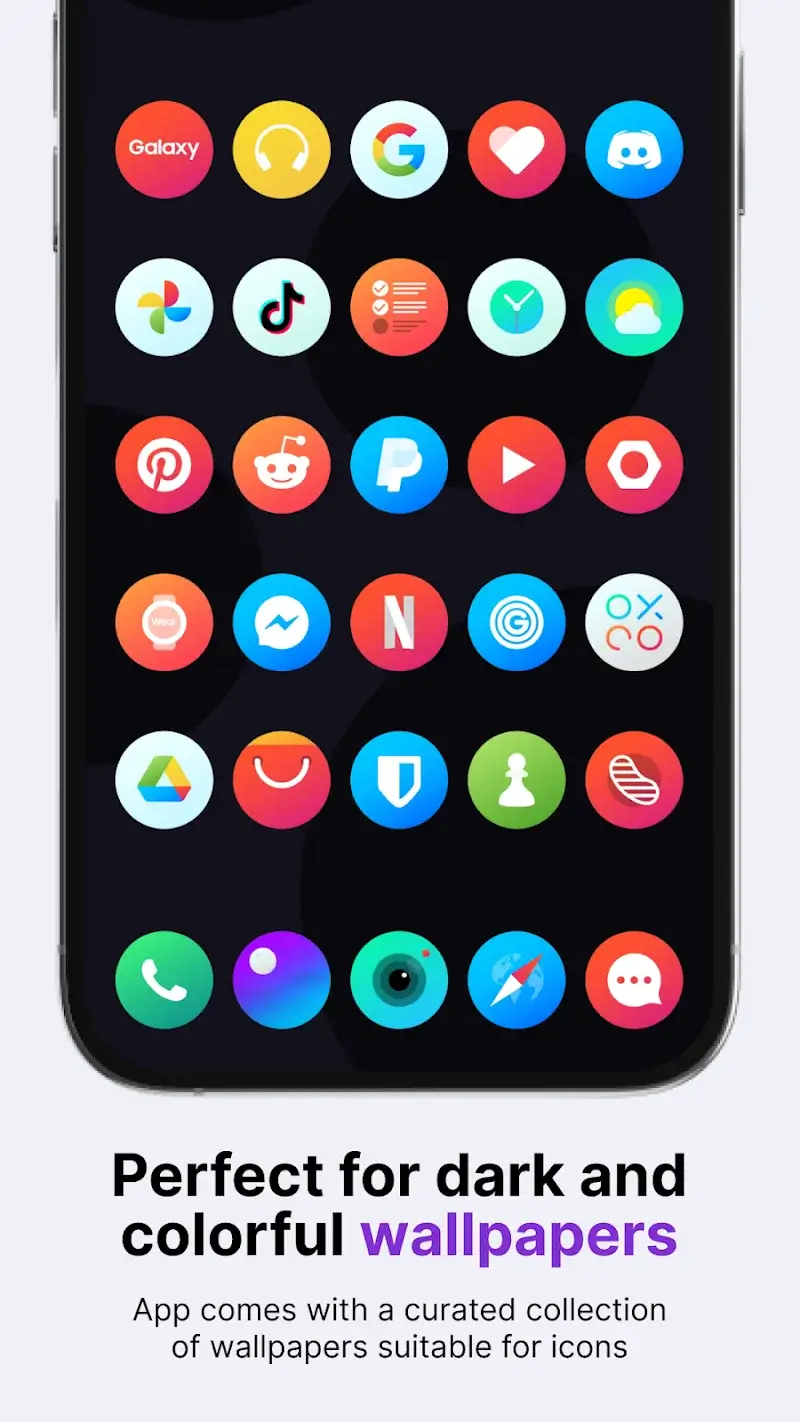 Hera Icon Pack: Circle Icons ภาพหน้าจอ 2