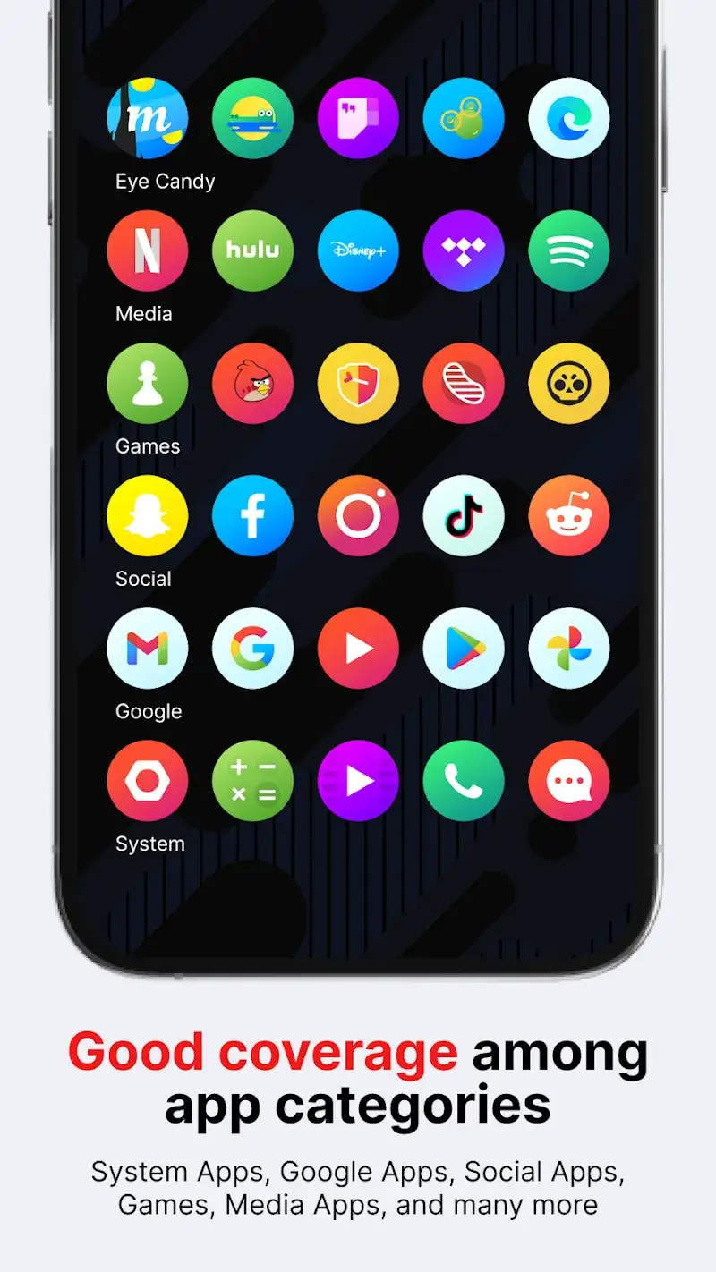 Hera Icon Pack: Circle Icons ภาพหน้าจอ 4