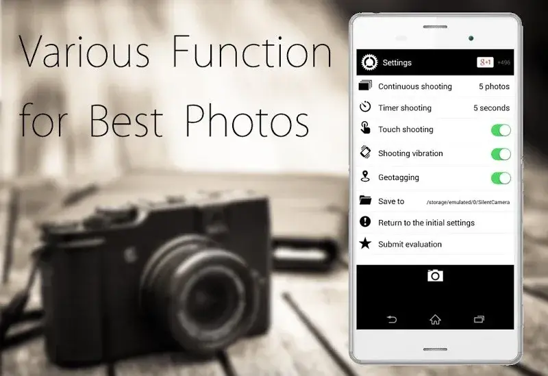 Silent Camera v9.0.1 APK with Screenshot 4
