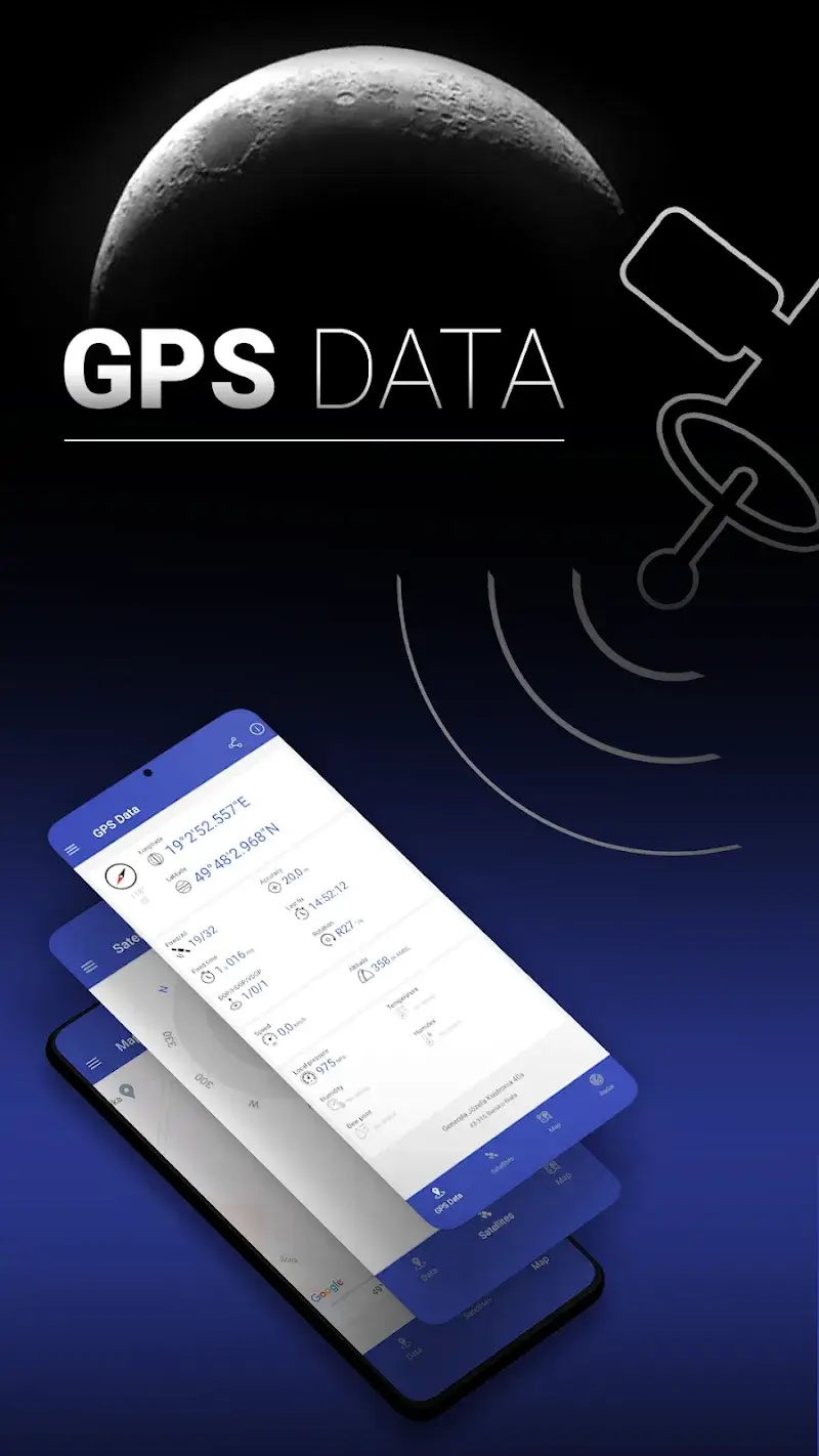 Captura de pantalla 1 de GPS Data MOD APK