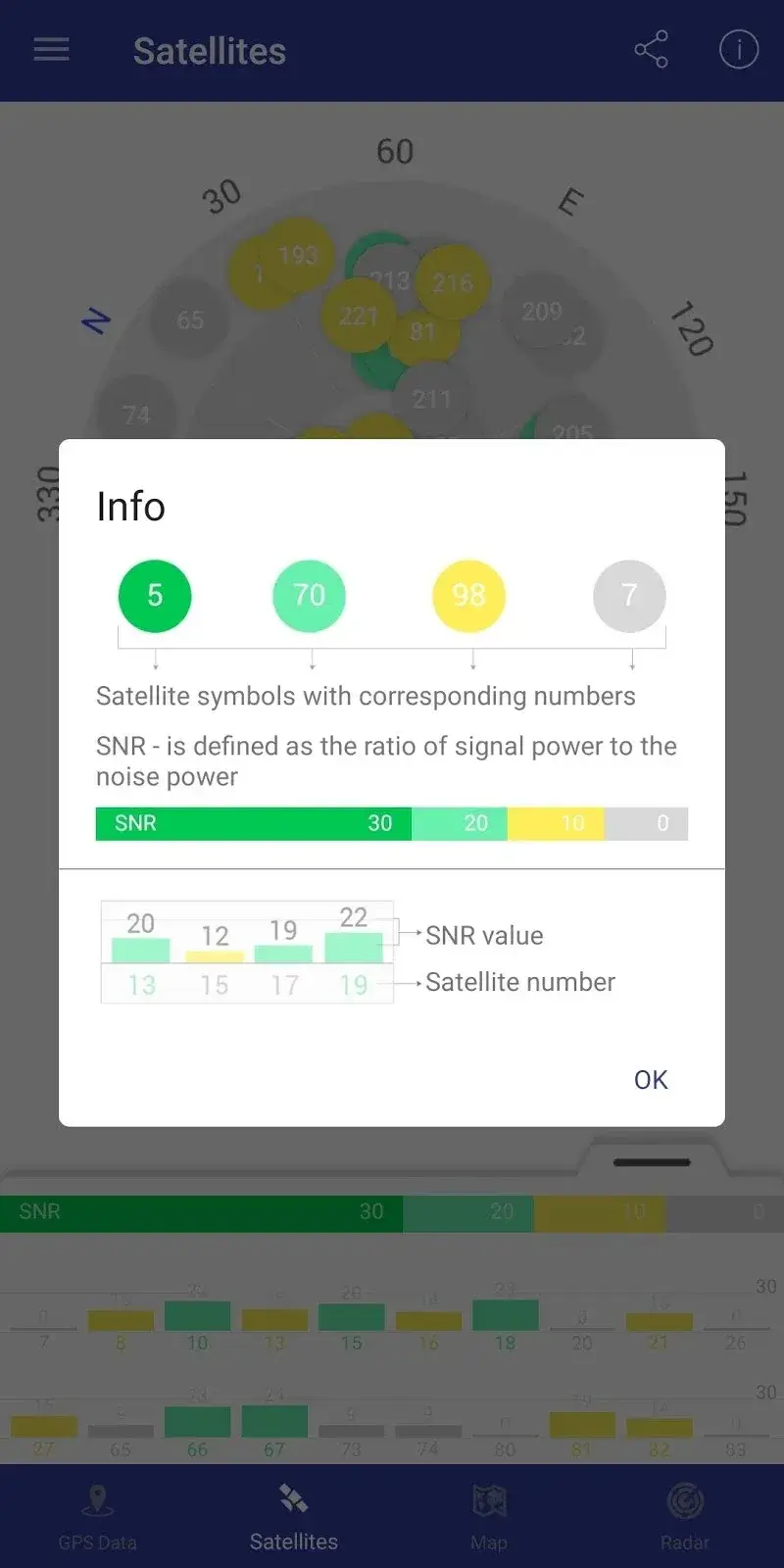 Captura de pantalla 5 de GPS Data MOD APK