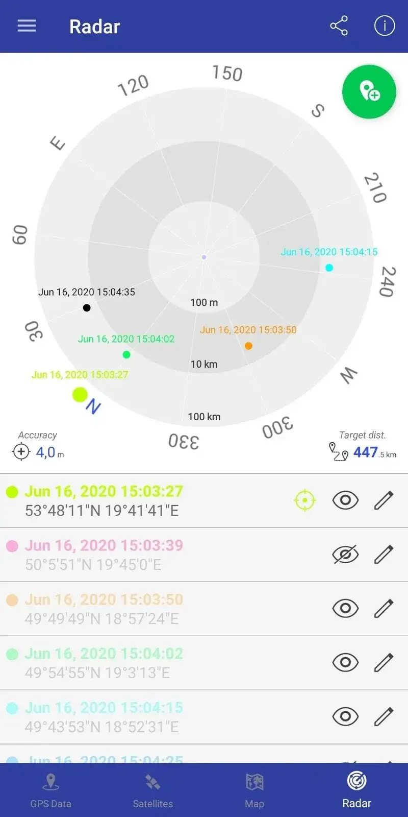Captura de pantalla 6 de GPS Data MOD APK