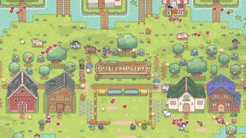 Mini Farmstay: Pixel Farm - ภาพหน้าจอ 1