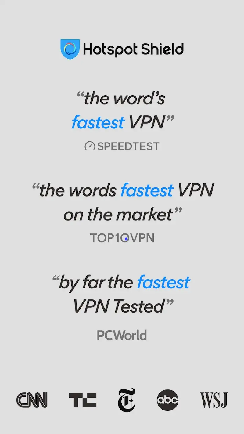 Hotspot Shield VPN tangkapan layar 6