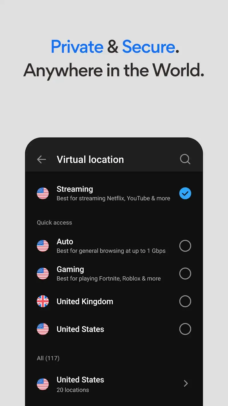 Hotspot Shield VPN tangkapan layar 2