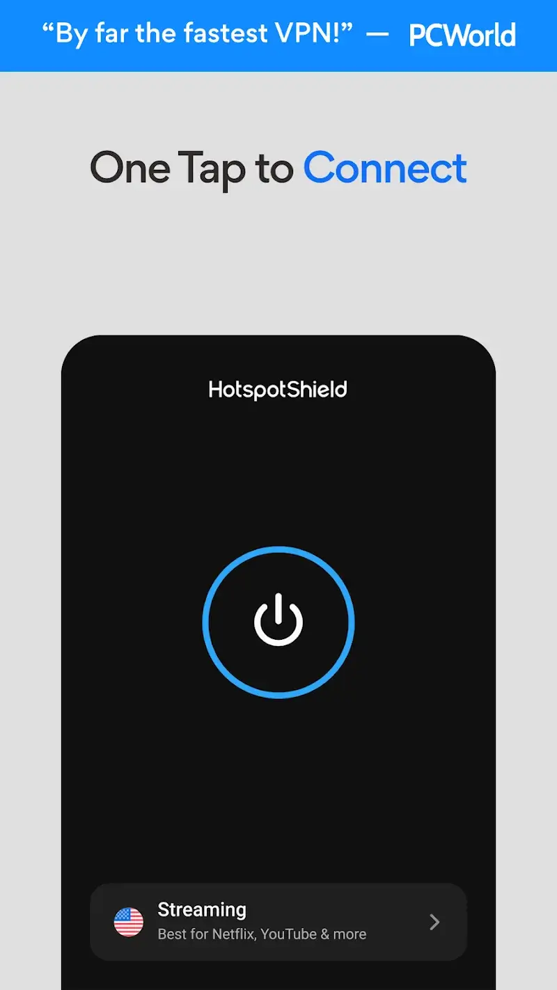 Hotspot Shield VPN tangkapan layar 1