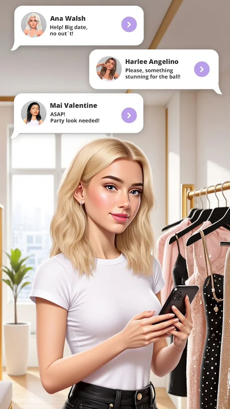 Captura de pantalla 3 de Glow Fashion Idol