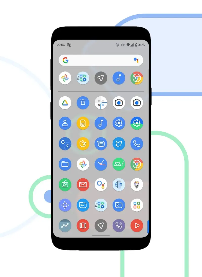 Pix Material Icon Pack captura de pantalla 4