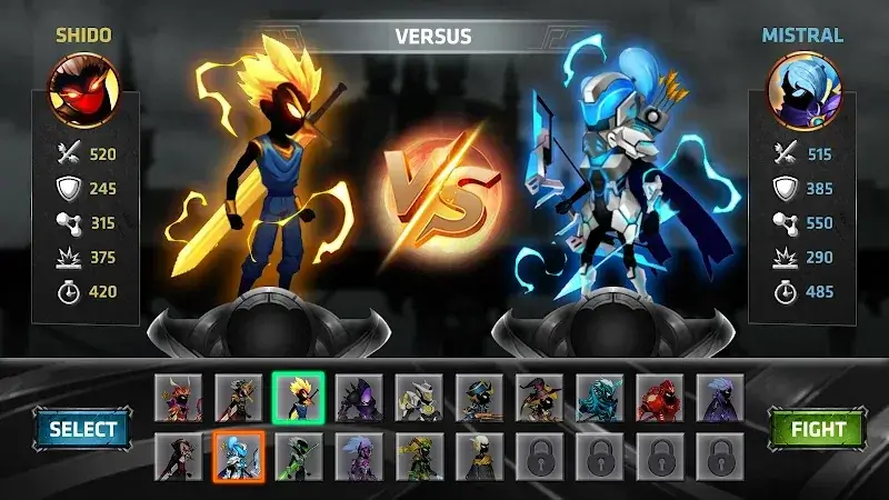 Stickman Legends Captura de Tela 2