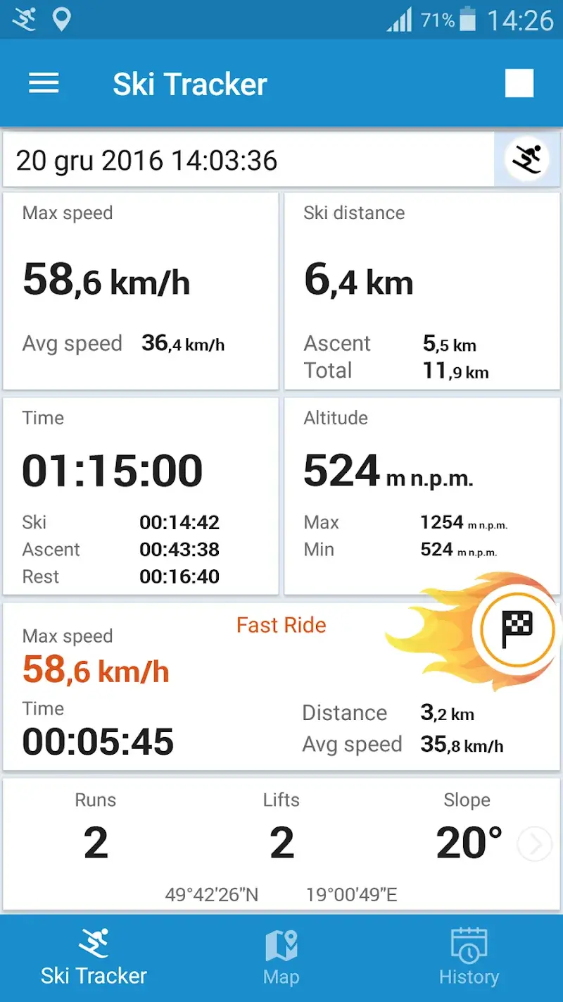 Capture d'écran 6 de Ski Tracker