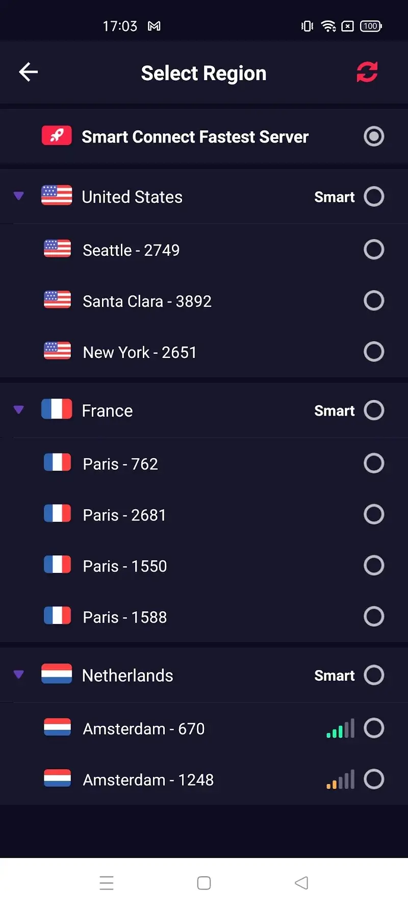 VPN Inf capture d'écran 2