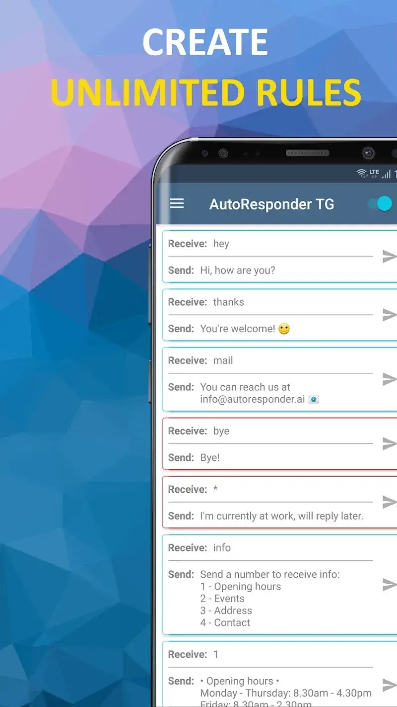 Auto-Responder for Telegram screenshot 3
