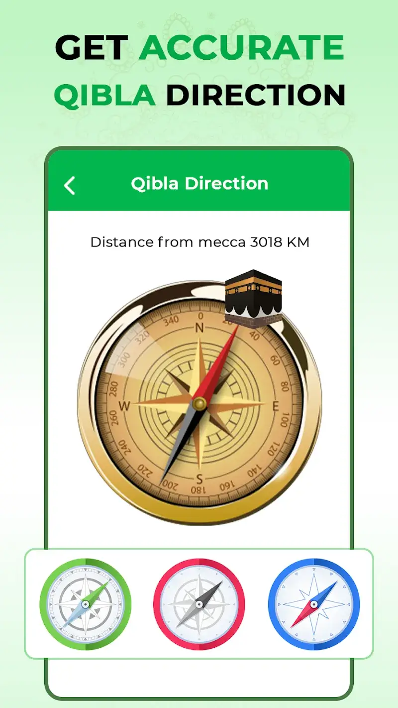 Prayer Times: Qibla Finder ekran görüntüsü 2