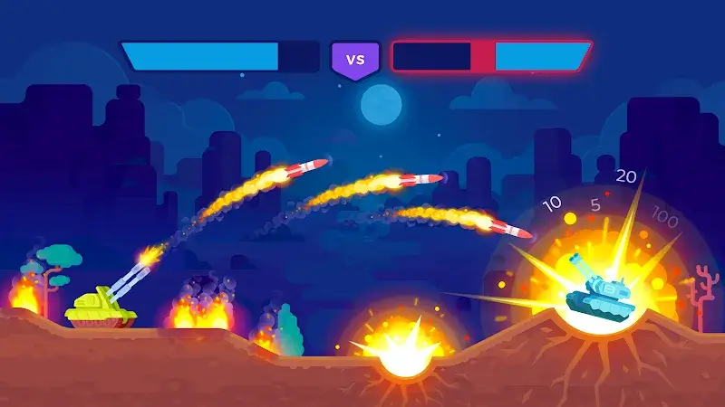 Tank Stars MOD APK captura 2