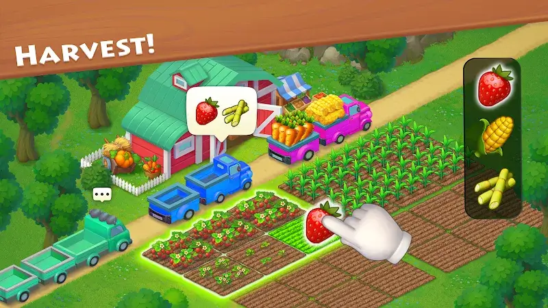 Screenshot di gioco di Township 6