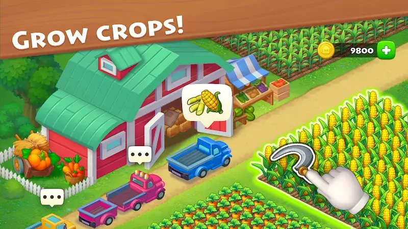 Screenshot di gioco di Township 2
