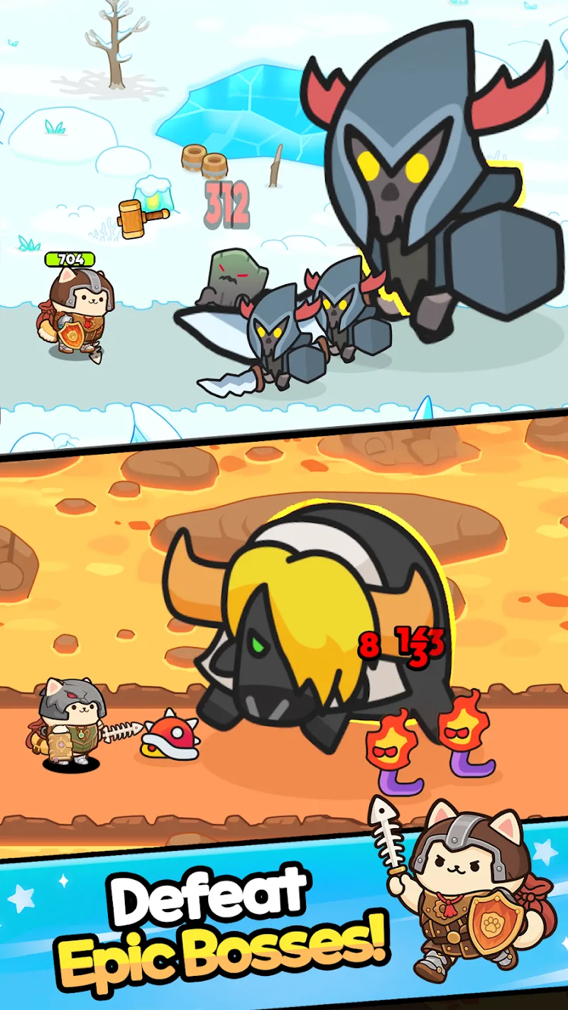 Cuarta captura de pantalla de Cat Pack Heroes