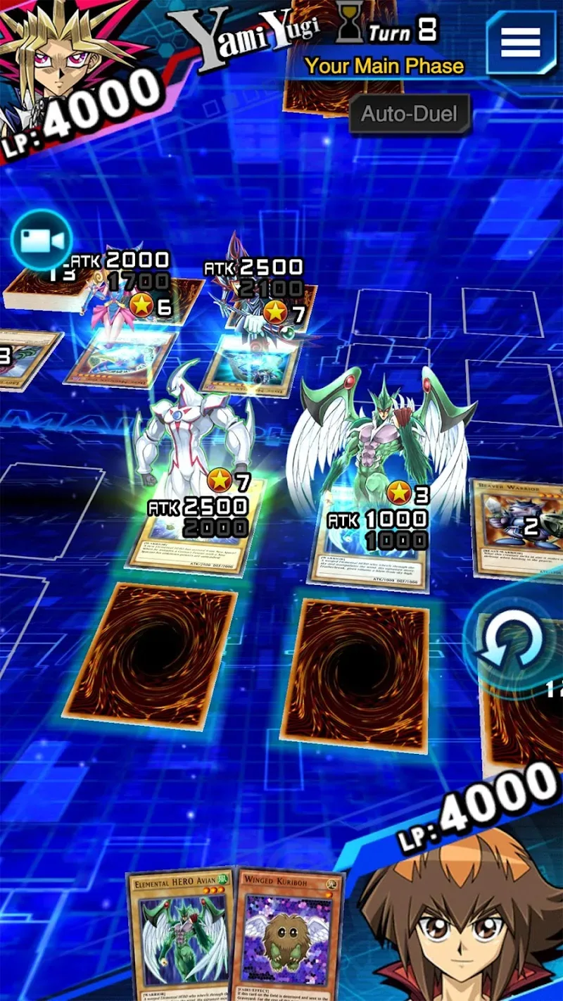 Yu-Gi-Oh! Duel Links Interfaz de Duelo