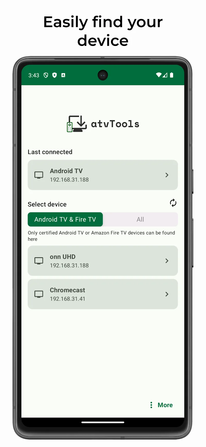Screenshot 1 di atvTools
